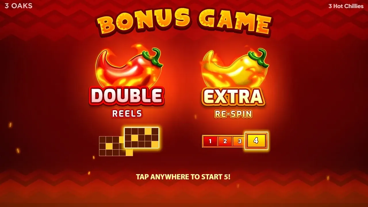 3 Hot Chillies game display, view 2
