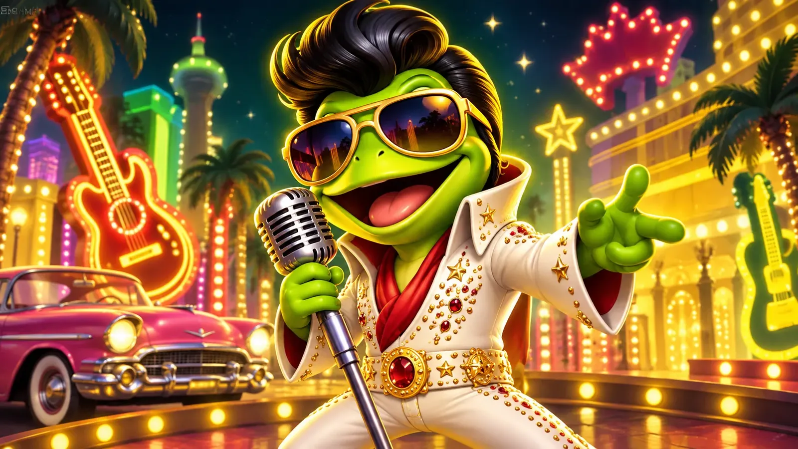 Elvis Frog TRUEWAYS: screens and mechanics
