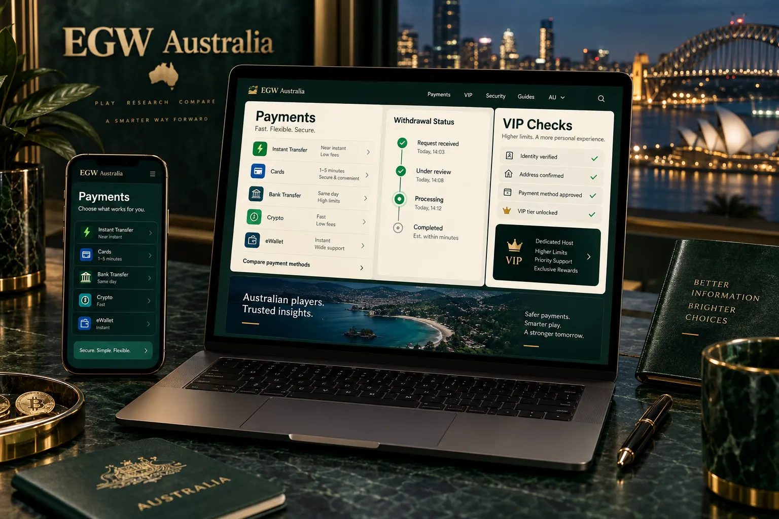 GodisaGeek AU payments and VIP checks dashboard